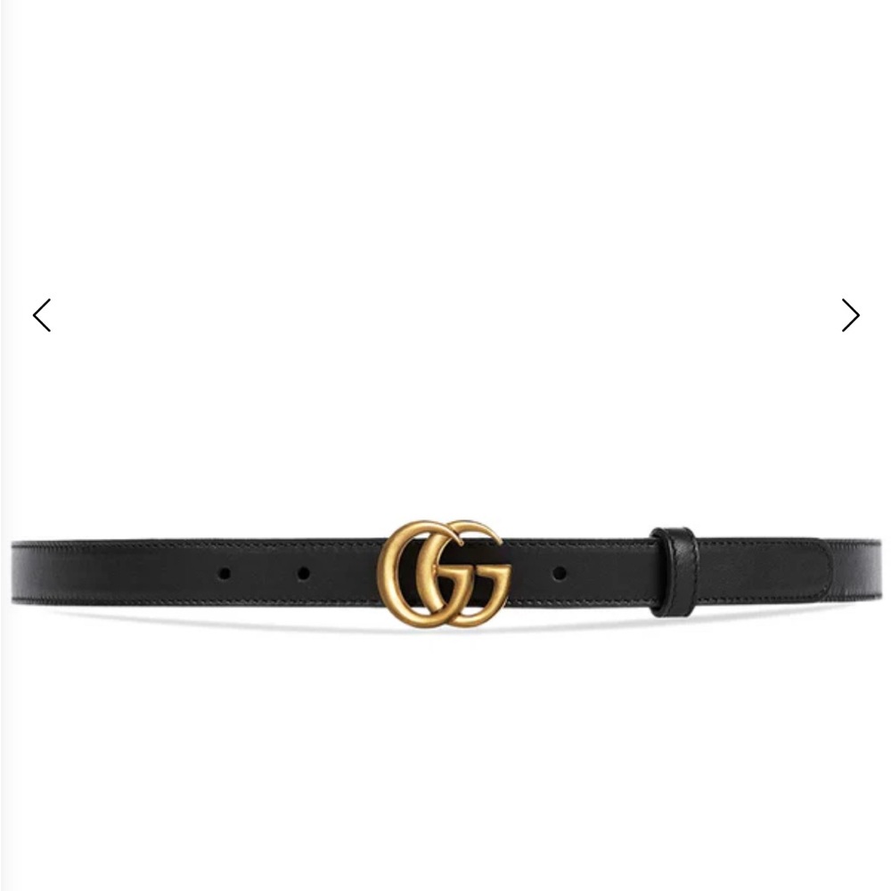 Gucci Black and Gold Women's Belt - Picture 6 of 6